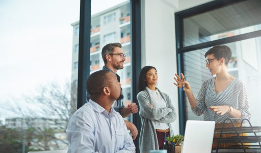 group in office